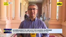 Video: Nombramientos hechos por Sandra Quiñonez