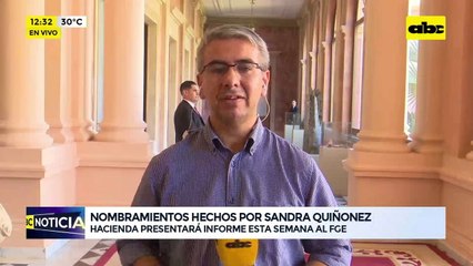Video: Nombramientos hechos por Sandra Quiñonez