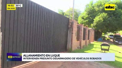 Video: Intervienen presunto desarmadero de vehículos robados