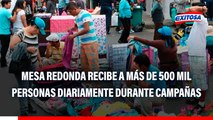 Mesa Redonda recibe a más de 500 mil personas diariamente durante campañas, según la Cámara de Empresarios