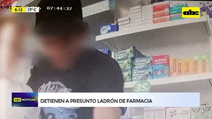 Video: Detenido supuesto autor de robo a farmacia