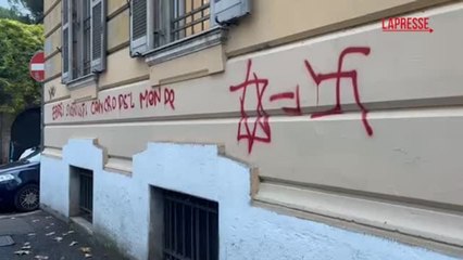 Roma, scritta antisemita sul Lungotevere: «Ebrei sionisti cancro del mondo»