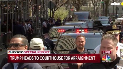 Donald Trump Llegó Al Juzgado Para Entregarse Y Ser Arrestado Por Cargos Criminales