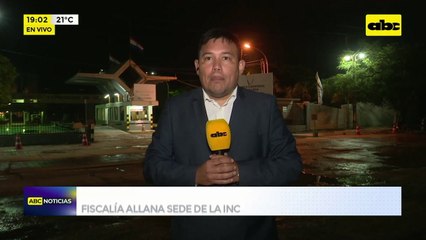 Video: Fiscalía allana sede de la INC