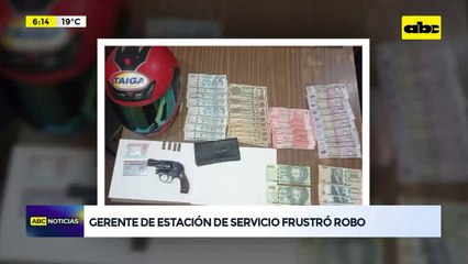 Video: Gerente de estación de servicios frustró robo