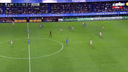 El gol de Óscar Romero en la derrota de Boca Juniors ante Colón