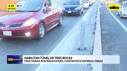 Video: Habilitan túnel de Tres Bocas