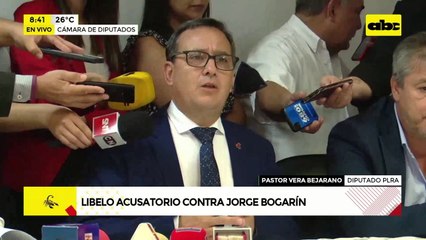 Video: Libelo acusatorio contra Jorge Bogarín