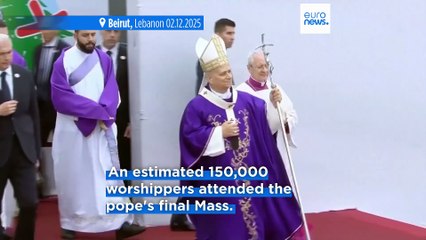 Pope Leo XIV urges unity and peace at interfaith gathering in Lebanon