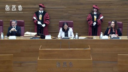 Toma de posesión de Juanfran Pérez Llorca como president de la Generalitat Valenciana.