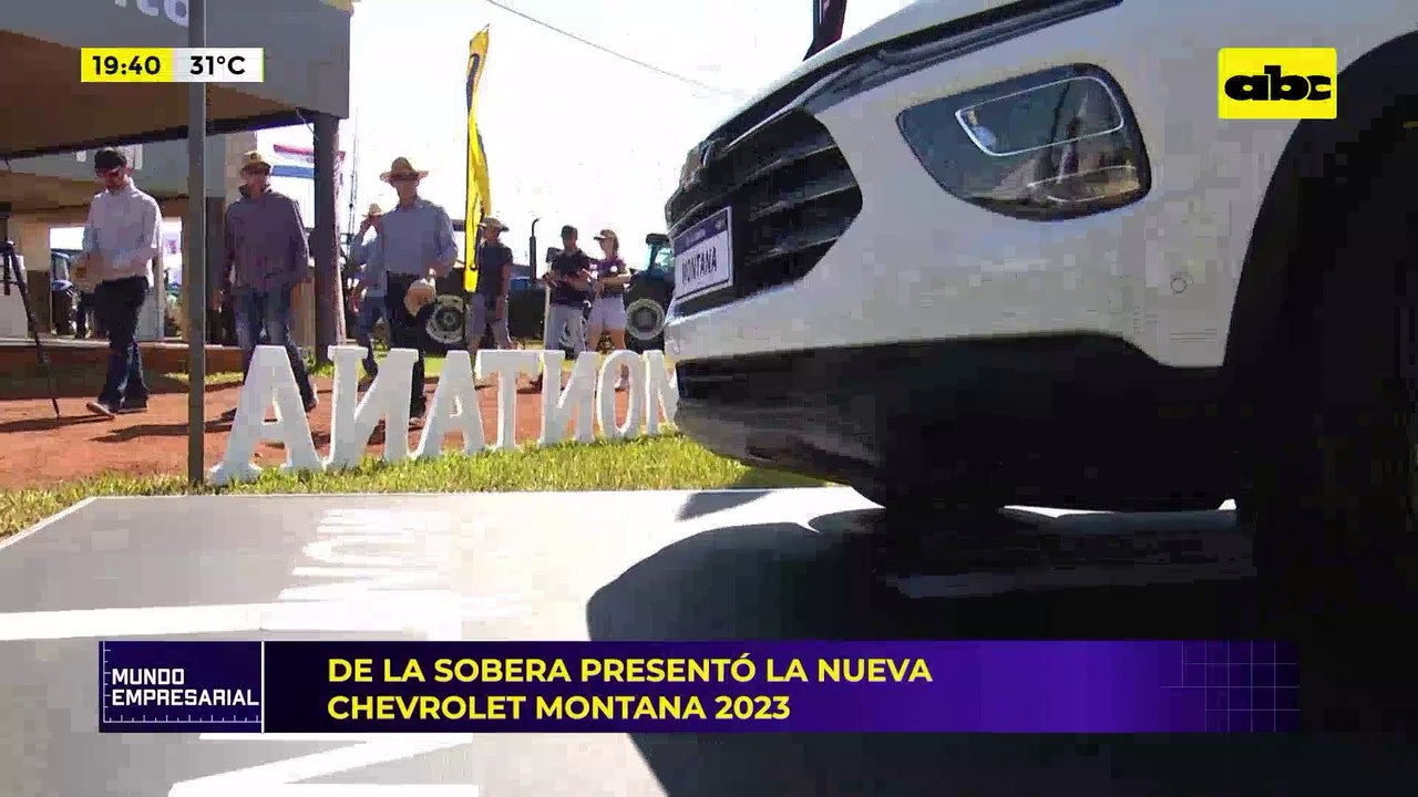 Video: De La Sobera presentó la nueva Chevrolet Montana 2023