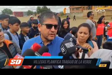 VILLEGAS PLANIFICA TRABAJO DE LA VERDE