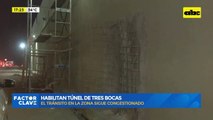 Video: Habilitan Túnel de Tres Bocas