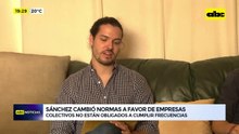 Video: Sánchez cambió normas a favor de empresas