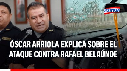 Óscar Arriola sobre ataque contra Rafael Belaunde: "Los trozos de vidrio le ocasionaron algunos cortes"