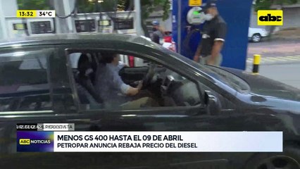 Video: Petropar anuncia rebaja en precio del combustible