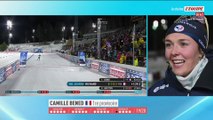 « La route a été tellement dure jusqu'à maintenant » : Camille Bened émue après son podium sur l'individuel d'Östersund - Biathlon - Coupe du monde (F)