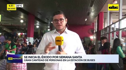 Video: Familias se alistan para viajar al interior