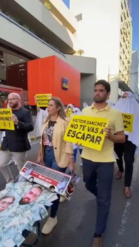 Candidatos De La Alianza Encuentro Nacional Presentan Denuncia Penal Contra El Ex Viceministro De Transporte Y Empresarios.