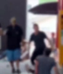 Discussão termina em facada em estacionamento de supermercado em SC