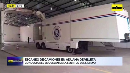 Video: Escaneos de camiones en Aduana de Villeta