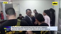 Video: Fiscalía allanó municipalidad de San Lorenzo