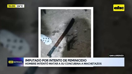 Video: Imputado por intento de feminicidio