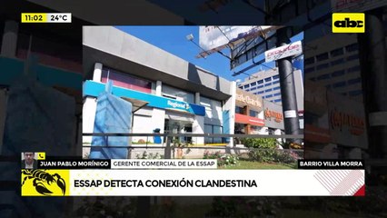 Video: ESSAP detecta conexión clandestina