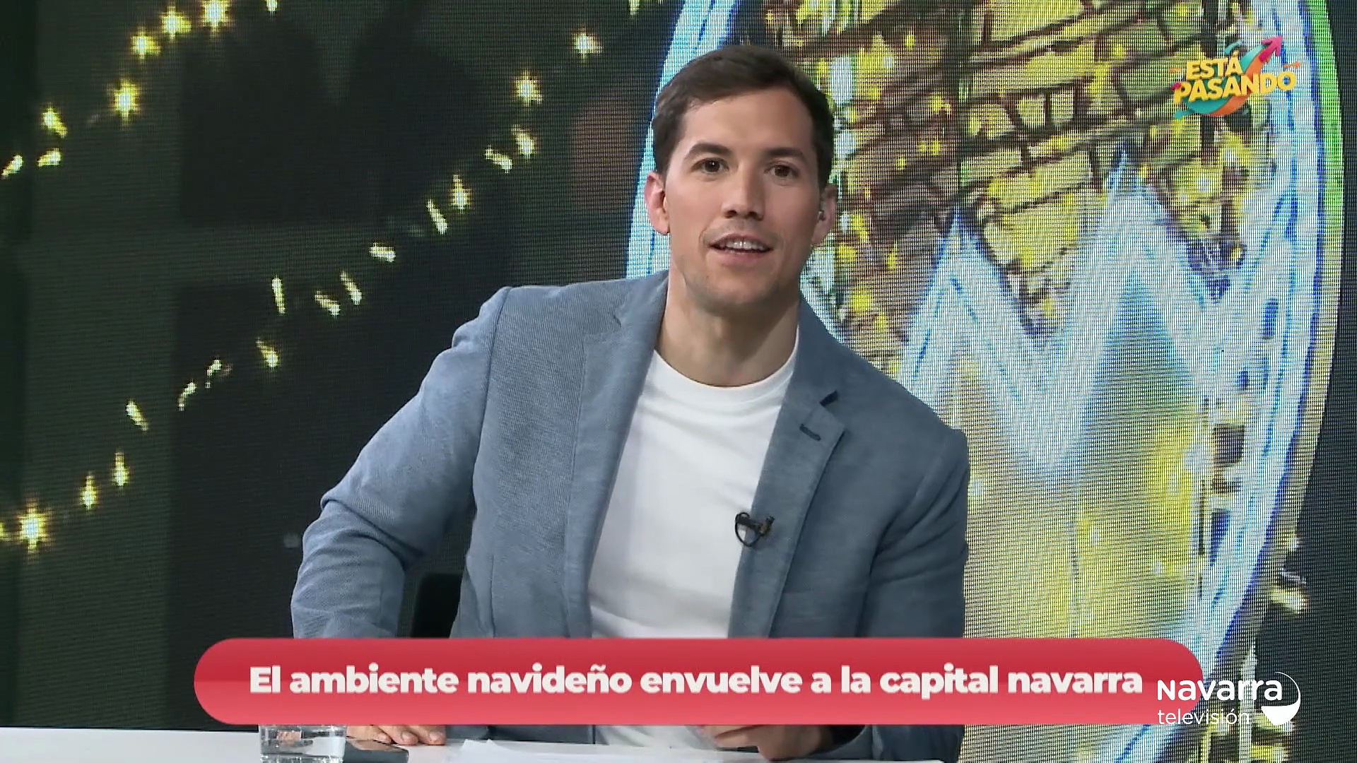 El ambiente navideño inunda Pamplona