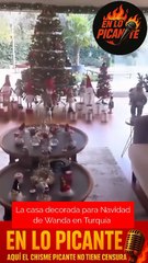 El archivo no perdona: mostraron, una vez más, como la China Suárez se inspiró en Wanda Nara para su deco navideña. Mirala.