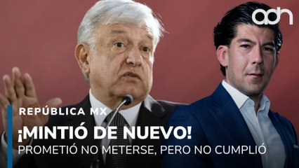 Prometió retirarse de la política, pero ahora amenaza hasta con salir a las calles I República Mx