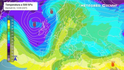 Circolazione atmosferica complessa sull'Italia con possibile forte mal tempo al Sud nei prossimi giorni