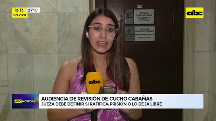 Video: Audiencia de revisión de Cucho Cabañas