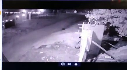 video: grabación de circuito cerrado capta a ladrón en un obra de Capiatá