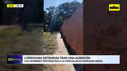 Video: Dos personas detenidas tras agresión a policías