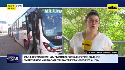 Video: Pasajeros revelan “modus operandi” de fraude