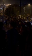 conductor atropelló barrera de manifestantes en Alto Paraná