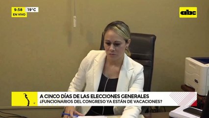 Video: Llamativas ausencias en periodo electoral