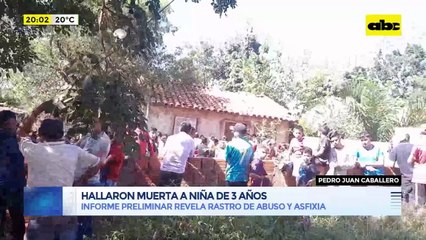 Video: Niña de tres años fue encontrada muerta