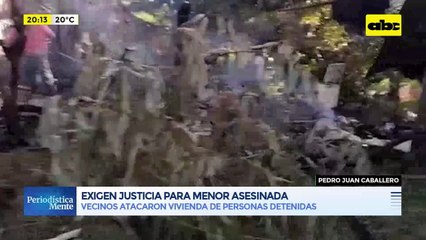 Video: Vecinos atacaron vivienda de personas detenidas