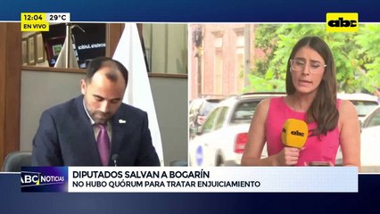 Video: Diputados salvan a Bogarín