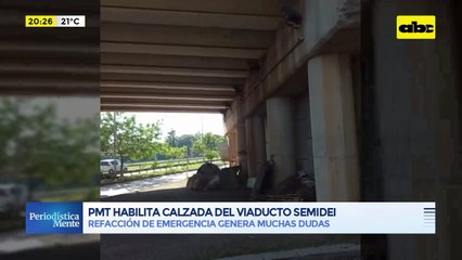 Video: PMT habilita calzada del viaducto Semidei