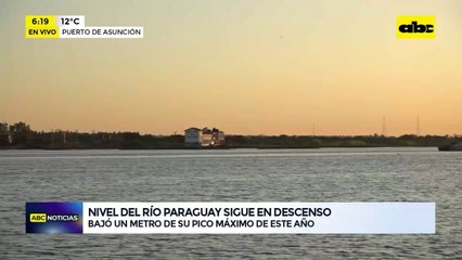 Video: Nivel del Río Paraguay sigue en descenso