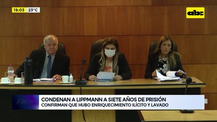 Video: Condenan a Lippmann a siete años de prisión
