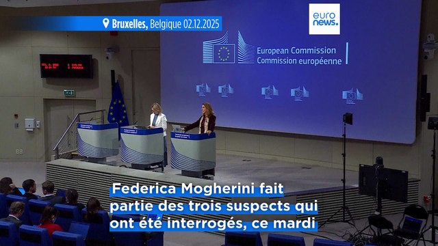L'ex-cheffe de la diplomatie européenne, Federica Mogherini, en garde à vue dans l'enquête pour fraude
