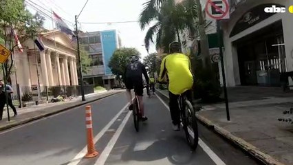 Bicisenda: funcionarios de ABC fueron amedrentados por usar la ecovía de la calle Palma