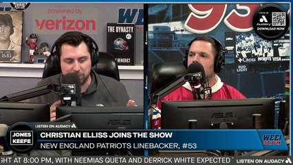 Jones & Keefe: Christian Elliss on what inspired the Patriots' physicality on Monday night against the Giants