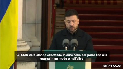 Zelensky: porre fine alla guerra davvero, non solo una tregua