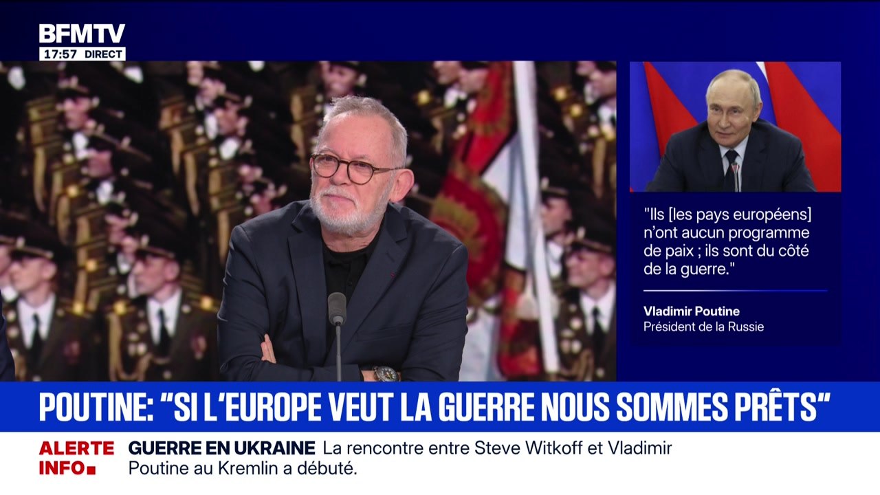 Marschall Truchot : Poutine, "si l'Europe veut la guerre nous sommes prêts" - 02/12