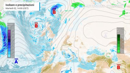 Tra mercoledì e giovedì forte peggioramento al Sud, con rischio nubifragi